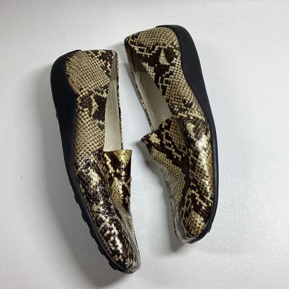 Andre Assous Brown Animal Print Flats Women’s Size 9.5 - Picture 7 of 12